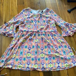 Colorful Patterned dress- Easter!